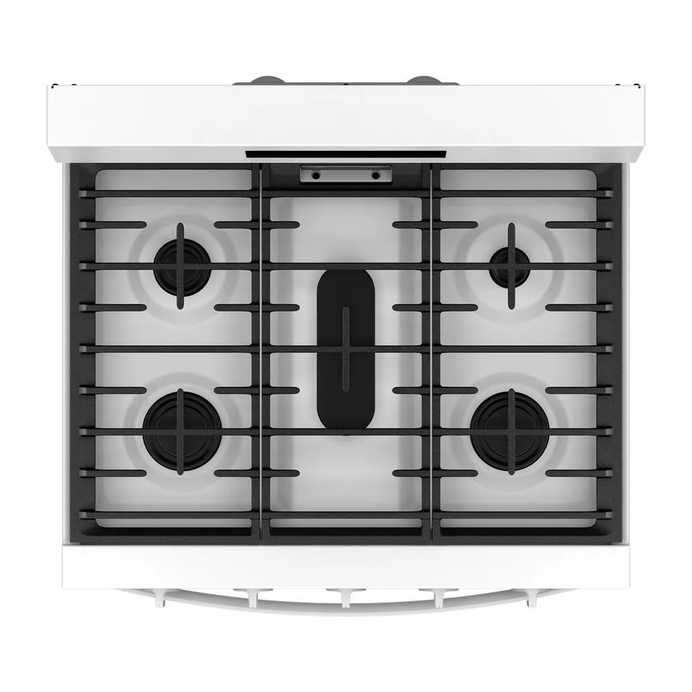 Whirlpool WFGS5030RW 30-Inch Gas Range With Air Cooking Technology, No Preheat Air Fry And Air Baking And Self Clean
