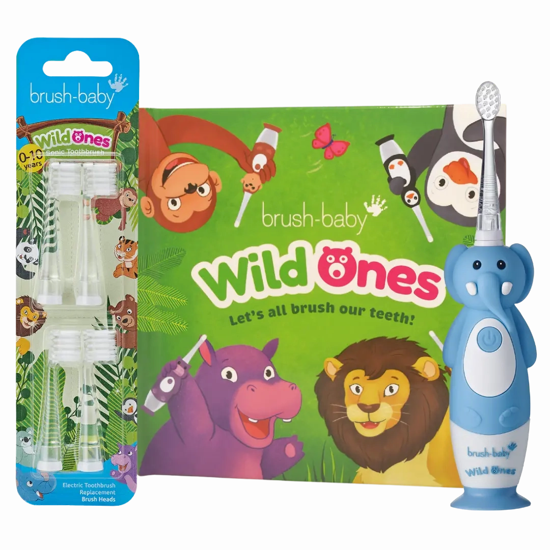 Wildones? Elephant Rechargeable Kids Toothbrush Gift Set Surprise Discount Today