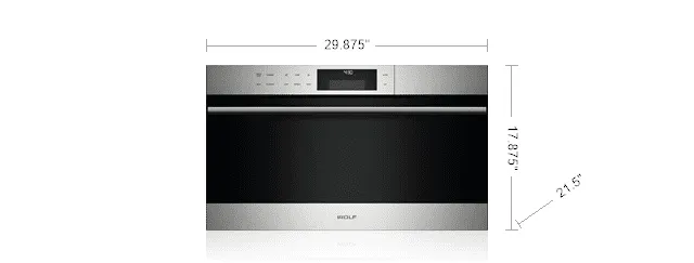 Wolf CSO30TESTH 30" E Series Transitional Convection Steam Oven