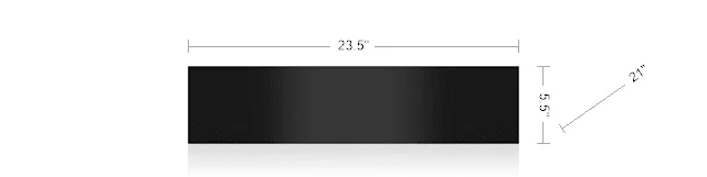 Wolf CW24B 24" Cup Warming Drawer - Black Glass