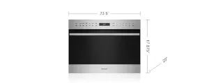 Wolf MDD24TESTH 24" E Series Transitional Drop-Down Door Microwave Oven