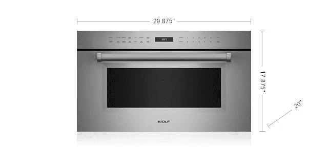 Wolf MDD30PMSPH 30" M Series Professional Drop-Down Door Microwave Oven