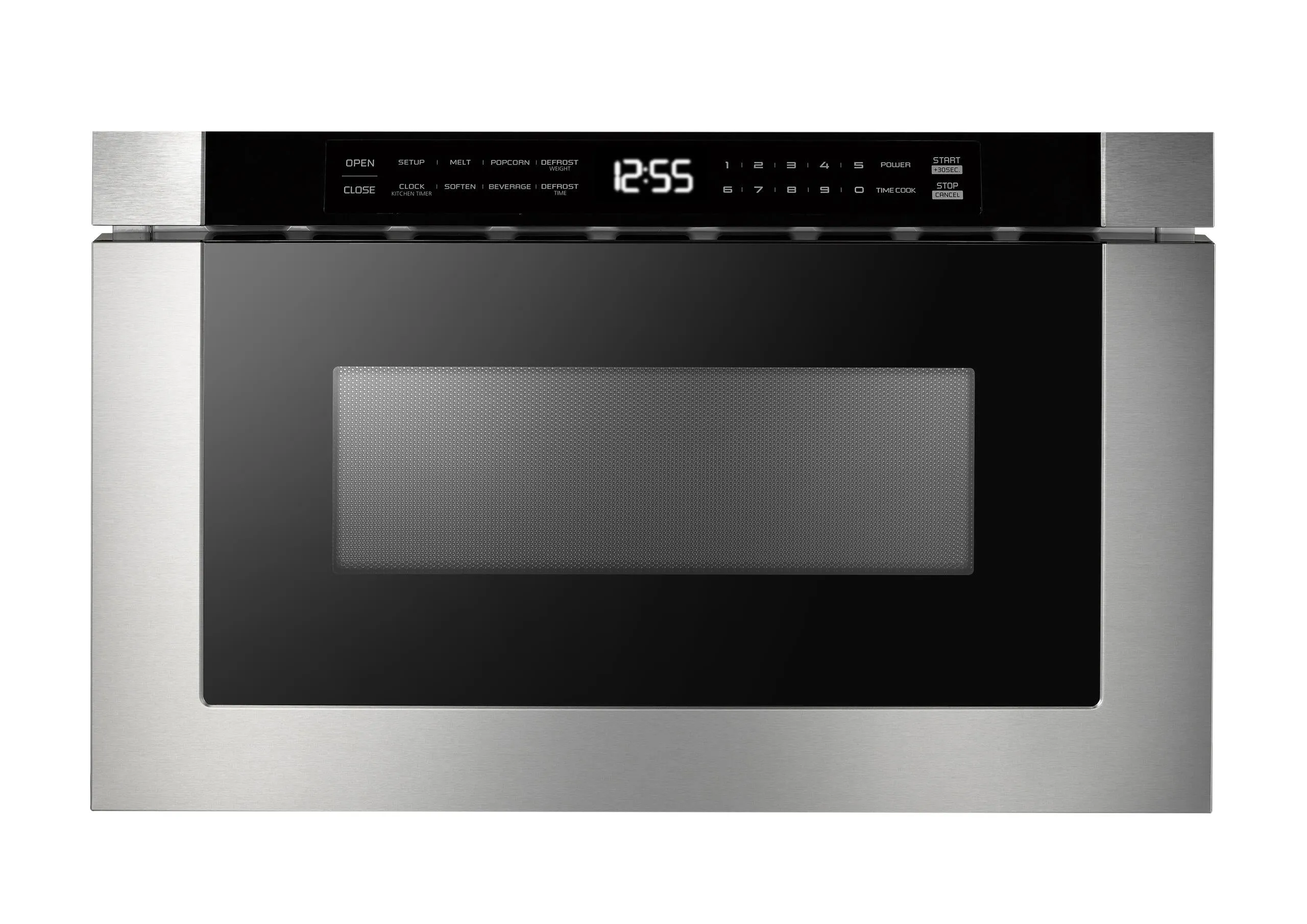 Xo Appliance XOMWD24S 24" Built-In Microwave Drawer - Black Glass & Stainless